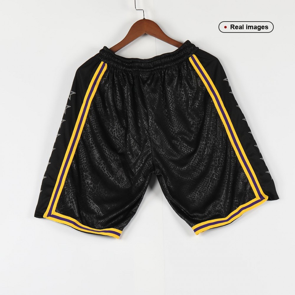 Men's Los Angeles Lakers Black Swingman Short - City Edition-Pro Kit Vault | Brand New 26/27 Sports Jerseys